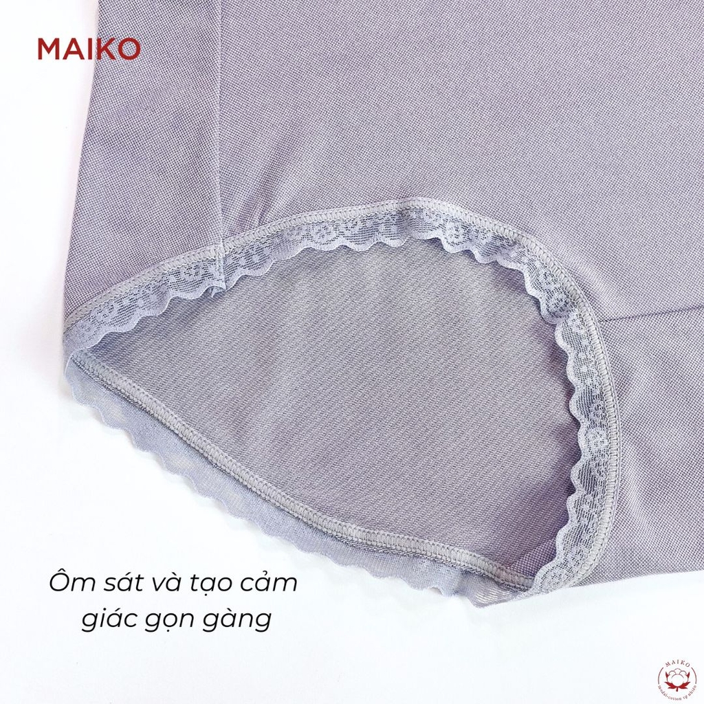 QL nữ cotton sợi tre viền ren freesize 48-65kg NO916