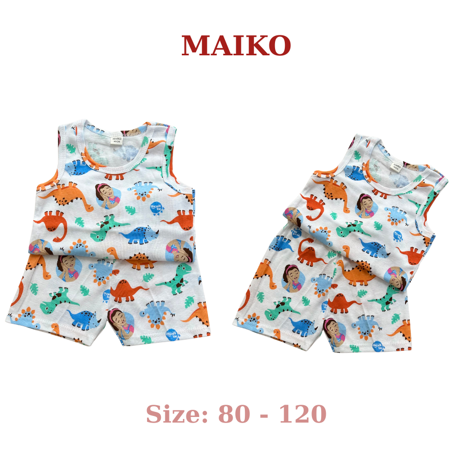 Bộ cotton 3 lỗ họa tiết Bé Trai BLBT2025