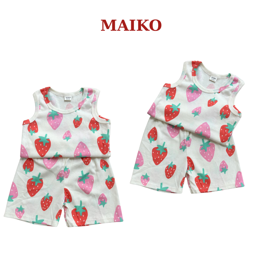 Bộ cotton 3 lỗ BÉ GÁI 80-120
