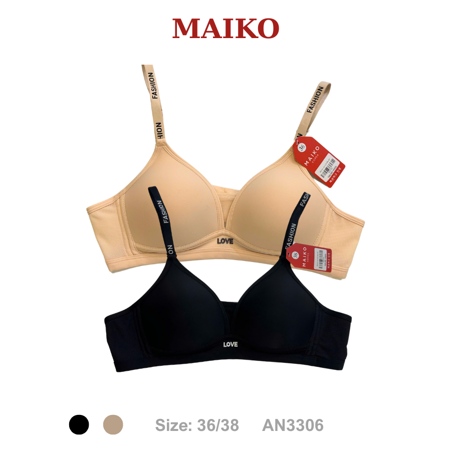 ÁO NGỰC TRƠN CAN LƯỚI DÂY CHỮ LOVE 36/38