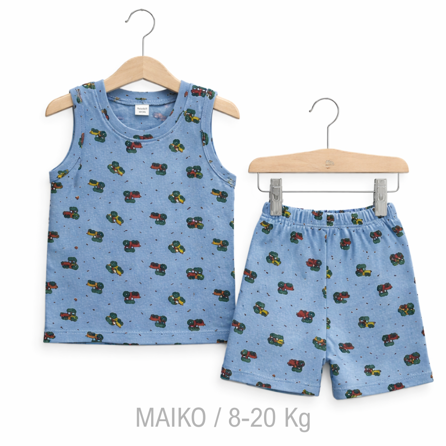 BỘ COTTON 3 LỖ IN HÌNH BÉ TRAI 1-5Y