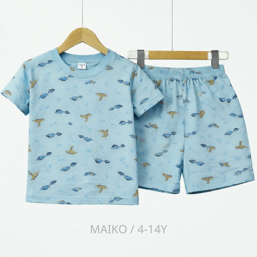BỘ CỘC TAY COTTON 4 CHIỀU IN TRÀN BÉ TRAI 4-14 TUỔI