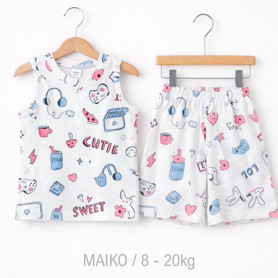BỘ COTTON 3 LỖ IN HÌNH BÉ TRAI 1-5Y