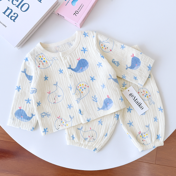 Bộ xô dài tay Hàn quốc cho Bé trai 1 - 5 tuổi