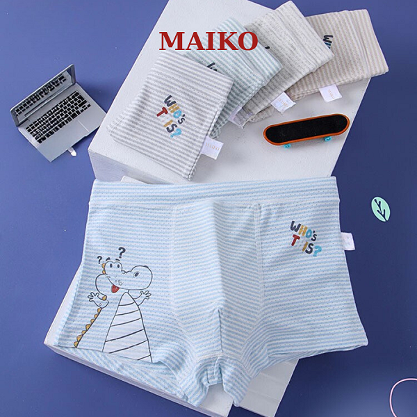 [ƯU ĐÃI] - COMBO 4 Quần chíp đùi thông hơi Bé Trai 3-11 Tuổi