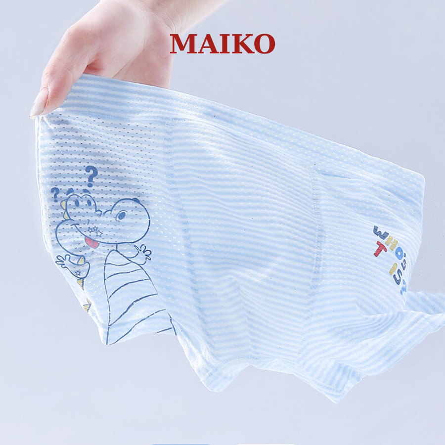 [ƯU ĐÃI] - COMBO 4 Quần chíp đùi thông hơi Bé Trai 3-11 Tuổi