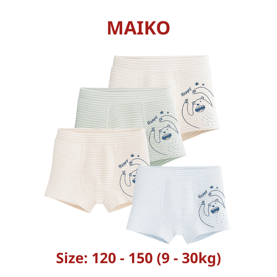 Set 2 sịp đùi bé trai thông hơi