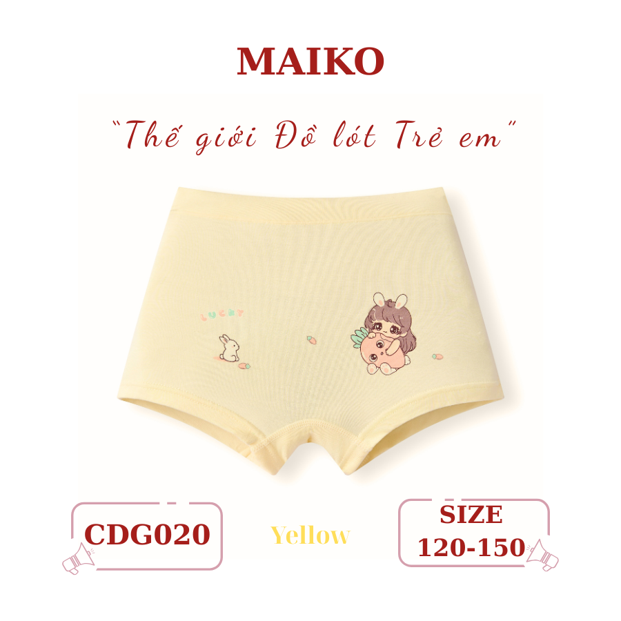 SET 2 quần chip đùi bé gái Modal mềm mịn, thoáng mát CDG020