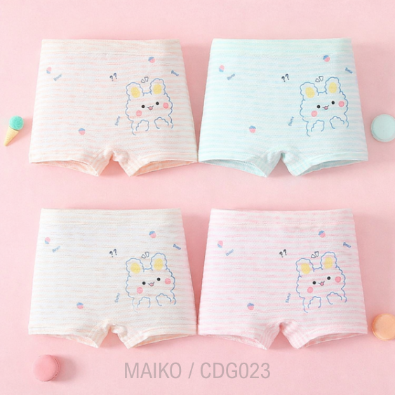 ƯU ĐÃI - COMBO 4 QUẦN CHIP THÔNG HƠI BÉ GÁI CDG023 (3-11 TUỔI)