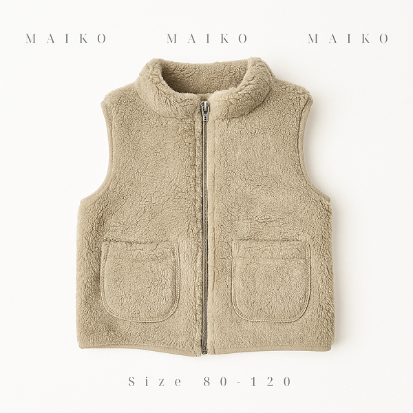 Áo Gile lông Bé trai/Bé gái 1 - 5 Tuổi