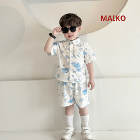 Set sơ mi Mỏ neo-thuyền