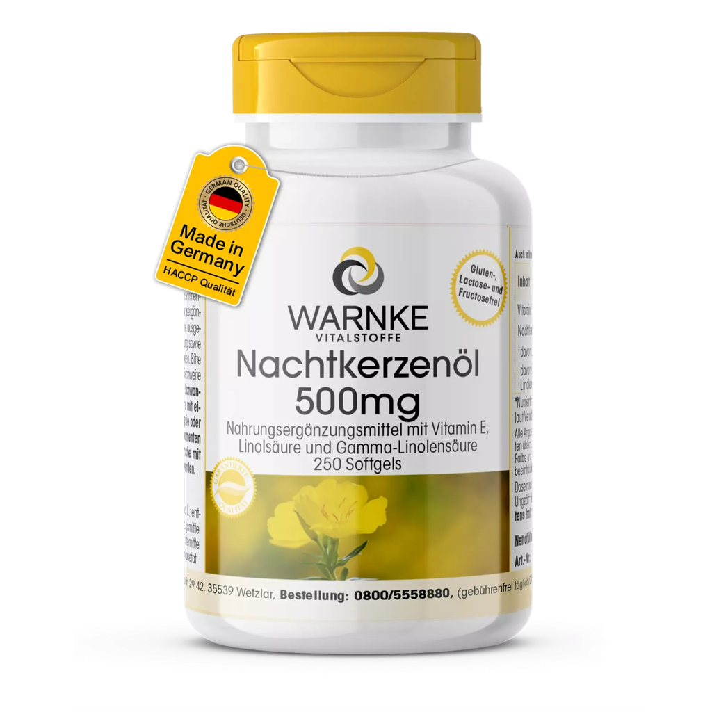 Viên Uống Tinh Dầu Hoa Anh Thảo Warnke Nachtkerzenol 500mg