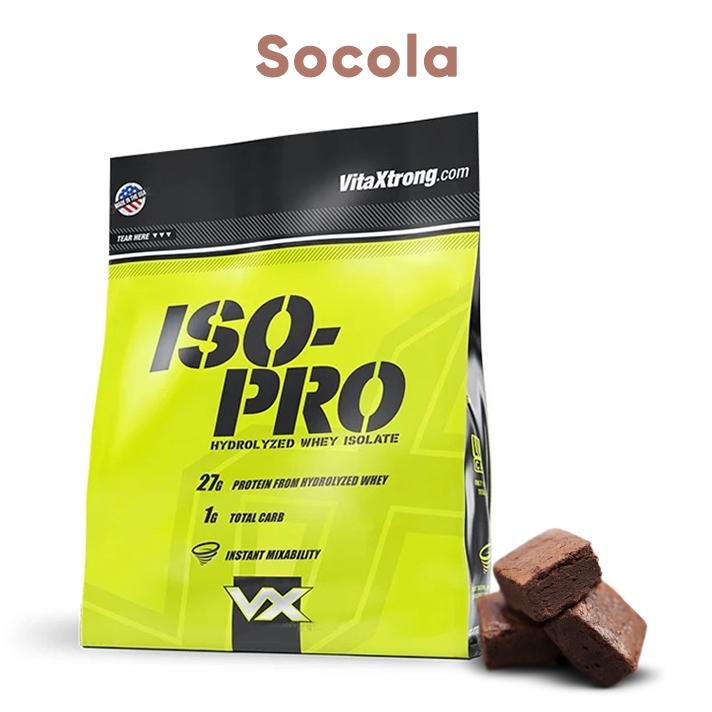 VitaXtrong ISO PRO 2Lbs, 100% Hydrolyzed Whey Protein