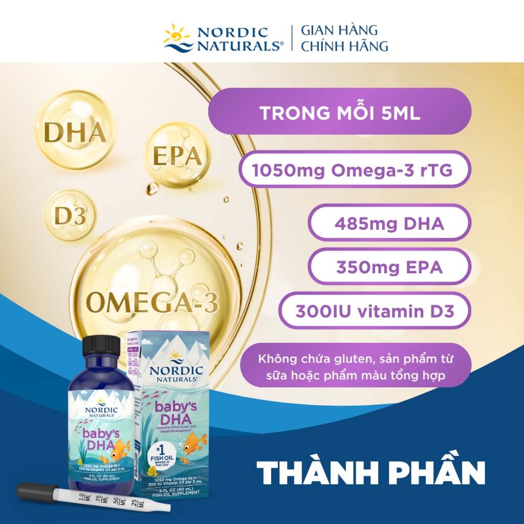 Nordic Naturals Baby's DHA 60ml