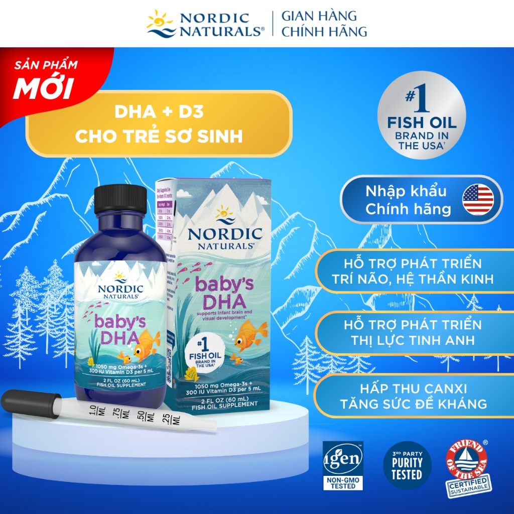 Nordic Naturals Baby's DHA 60ml