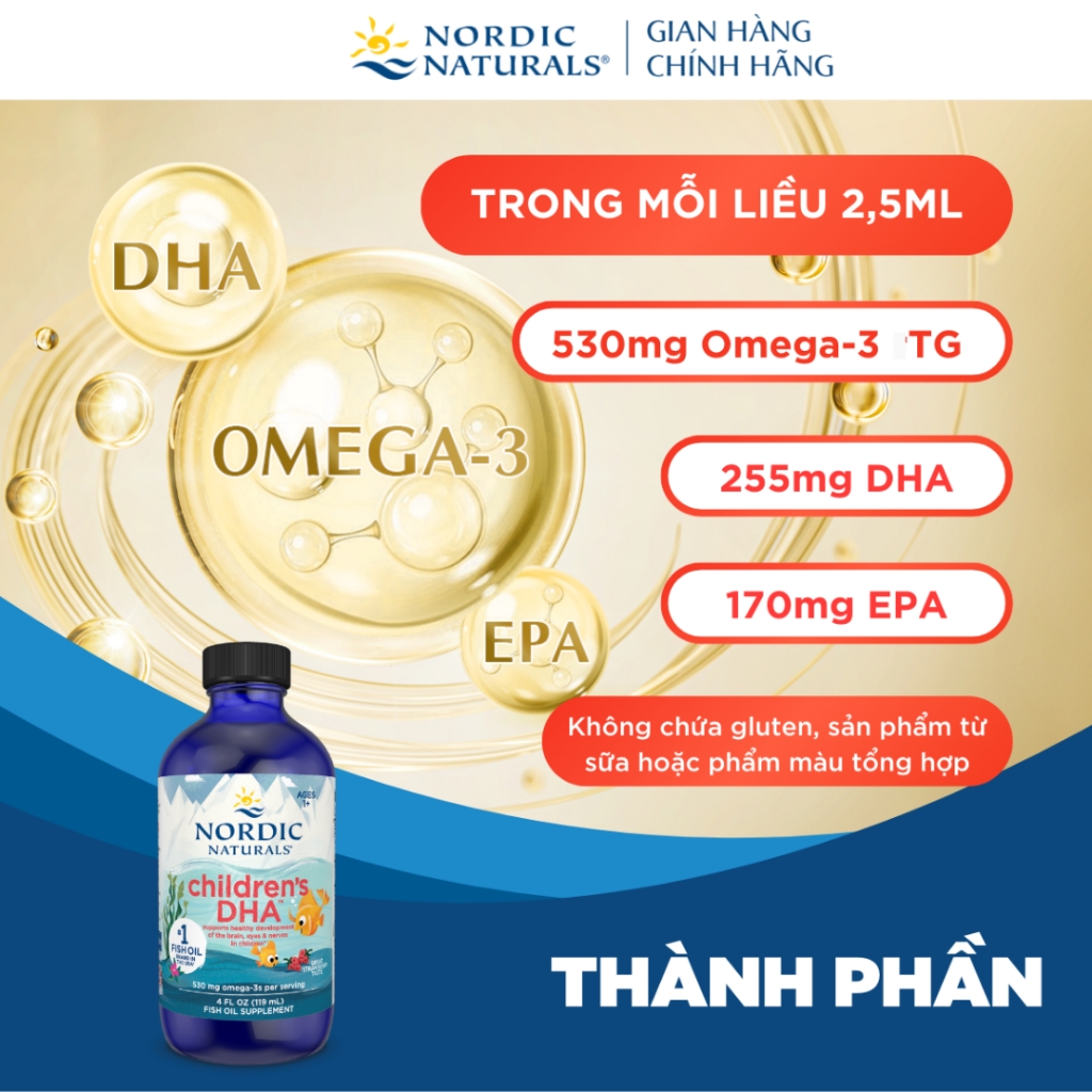 Nordic Naturals Children's DHA 119ml