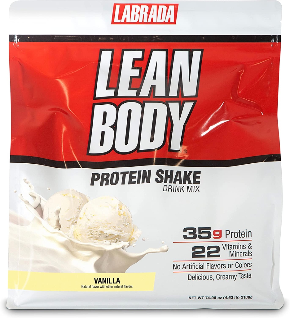 Labrada Lean Body, 2.1 kg (30 Lần dùng), Meal Replacements, Whey Blend