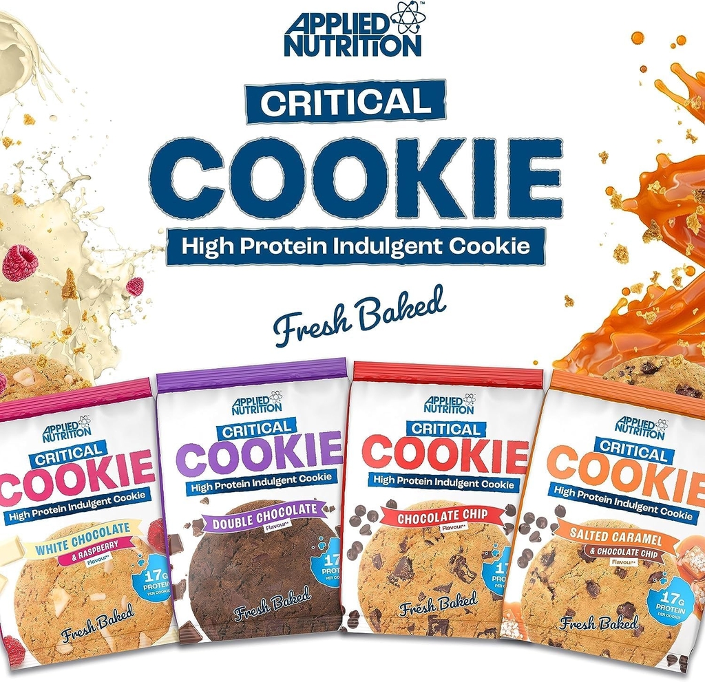 Bánh Protein Applied Nutrition Critical Cookie Box 73g (12 Bánh)