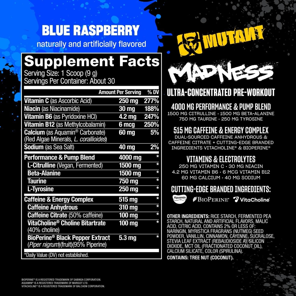 Mutant Madness Pre-Workout