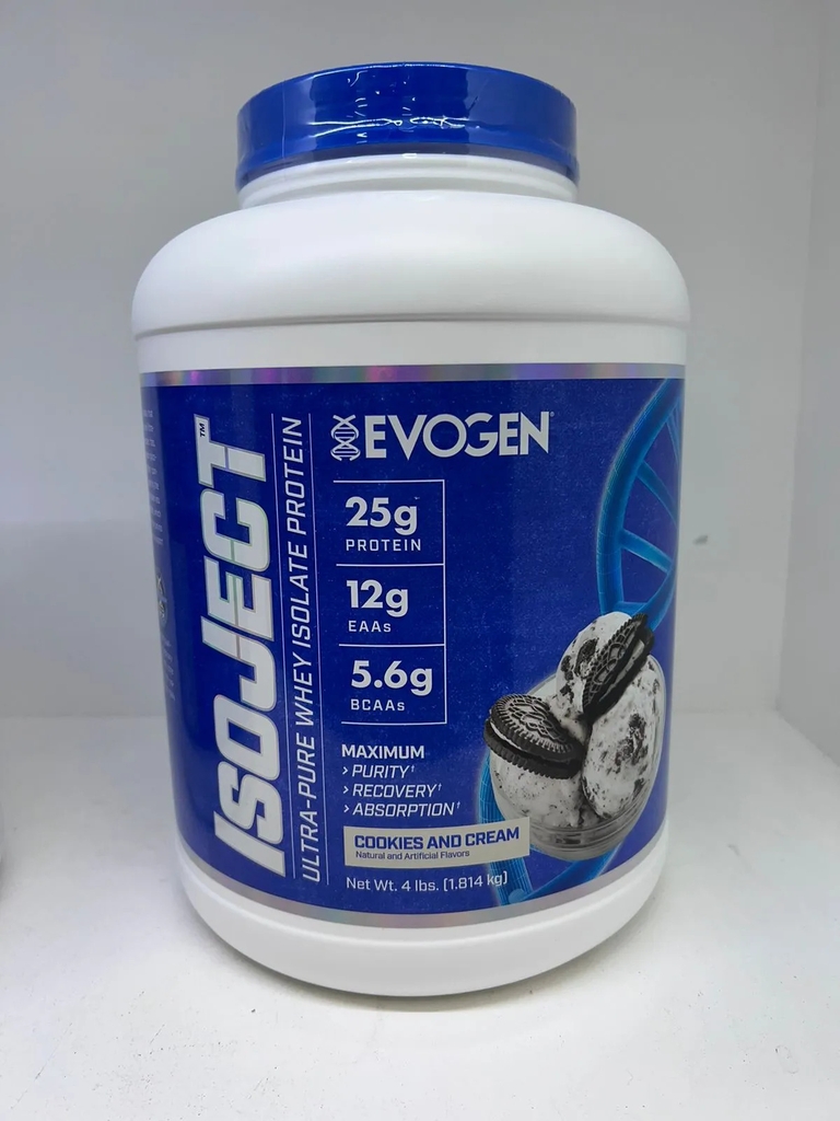 Thực phẩm bổ sung Evogen Whey Protein Isolate ISOJECT 4Lbs (57 Servings)