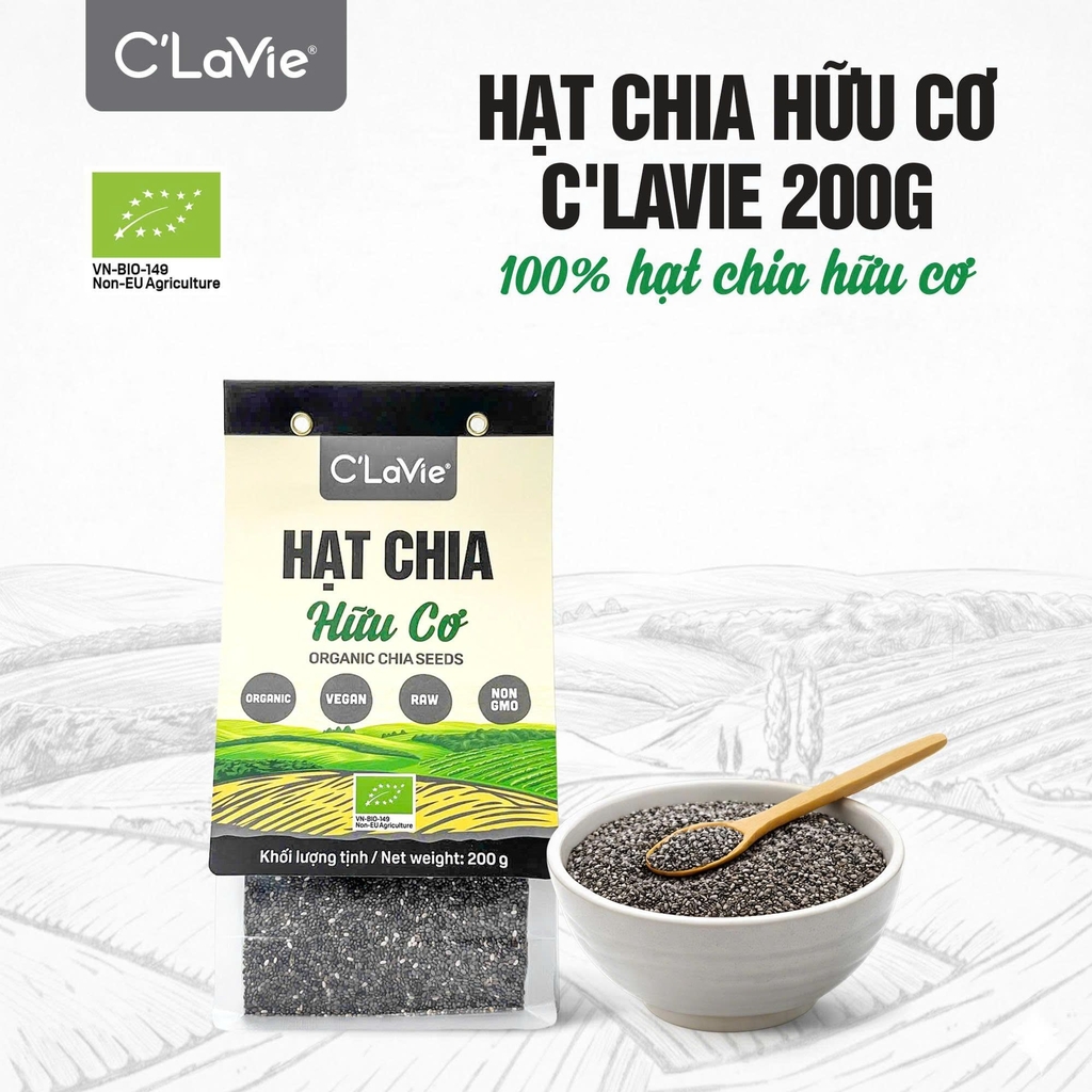 Hạt chia hữu cơ C'LaVie 200g