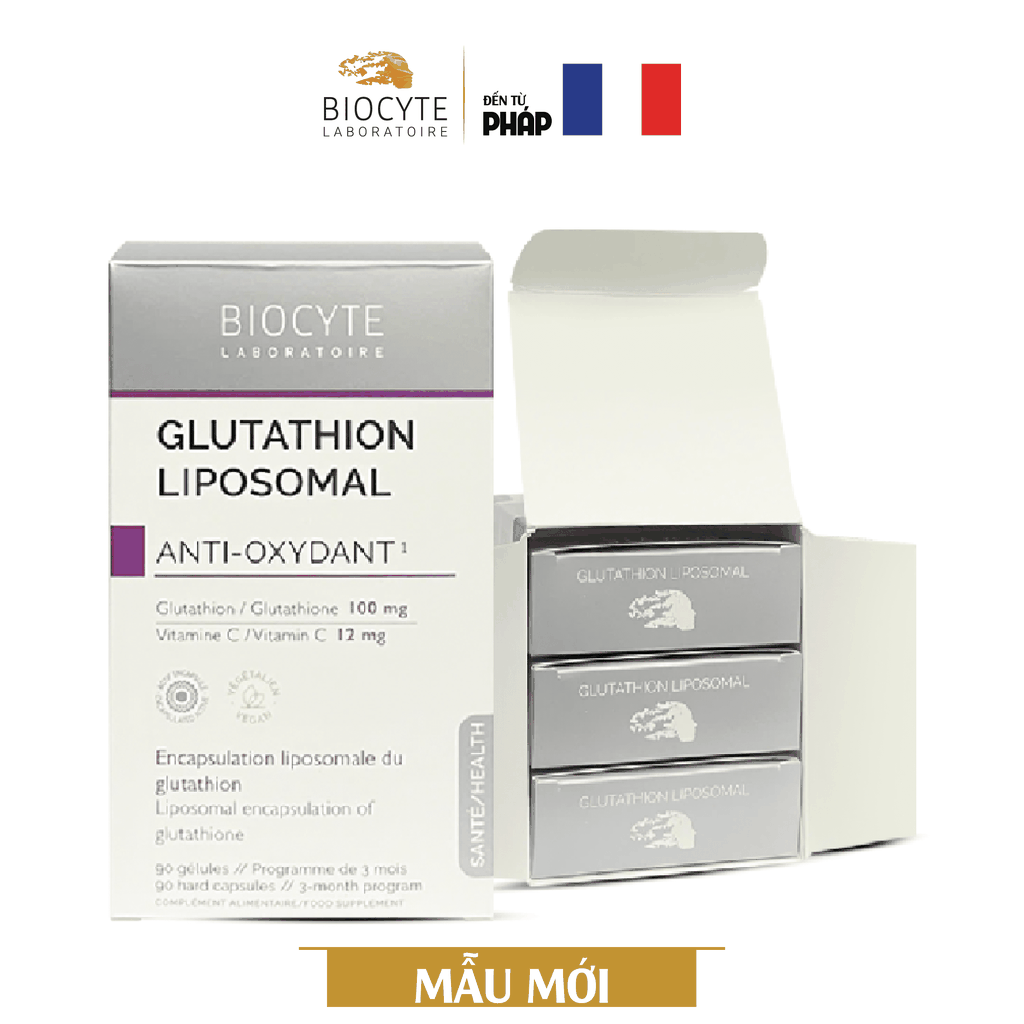 Thực phẩm bảo vệ sức khỏe Glutathion Liposomal 90 viên
