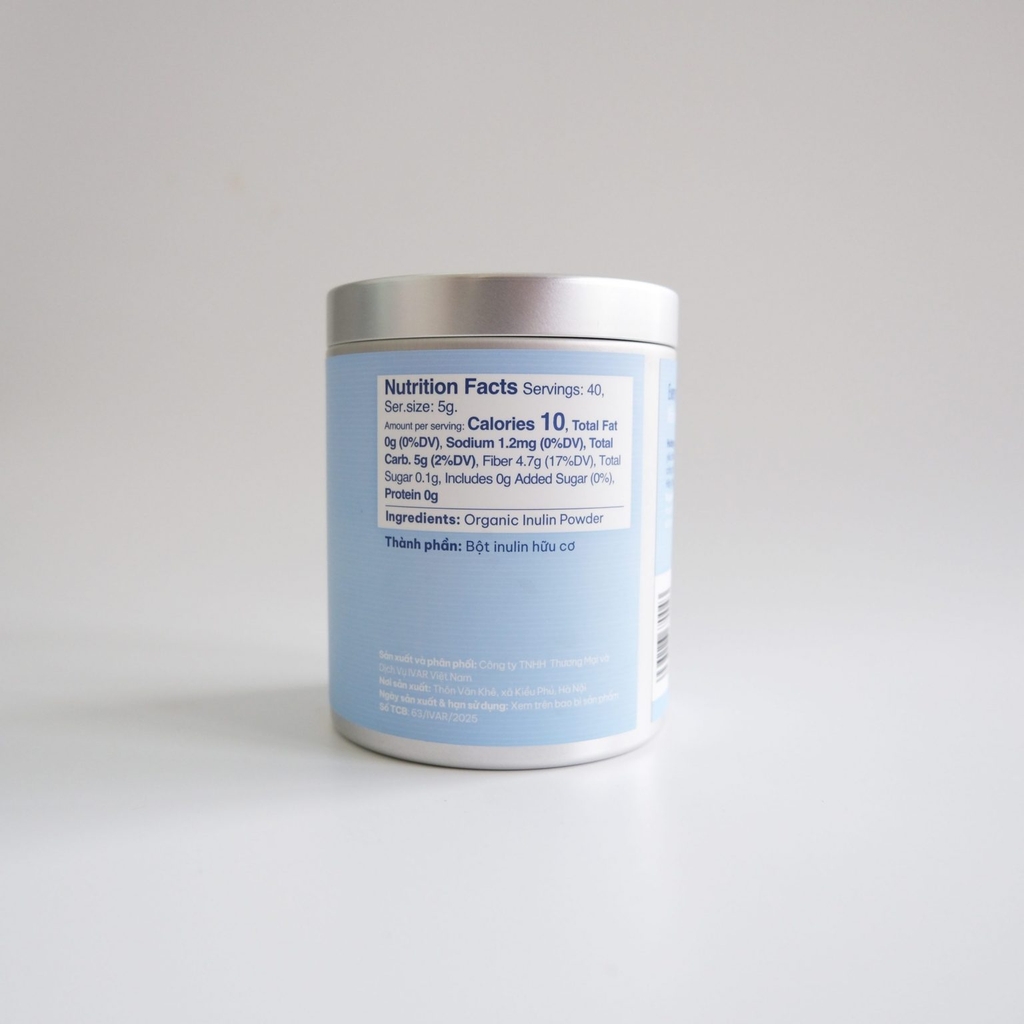 Bột inulin hữu cơ 200g/Hộp