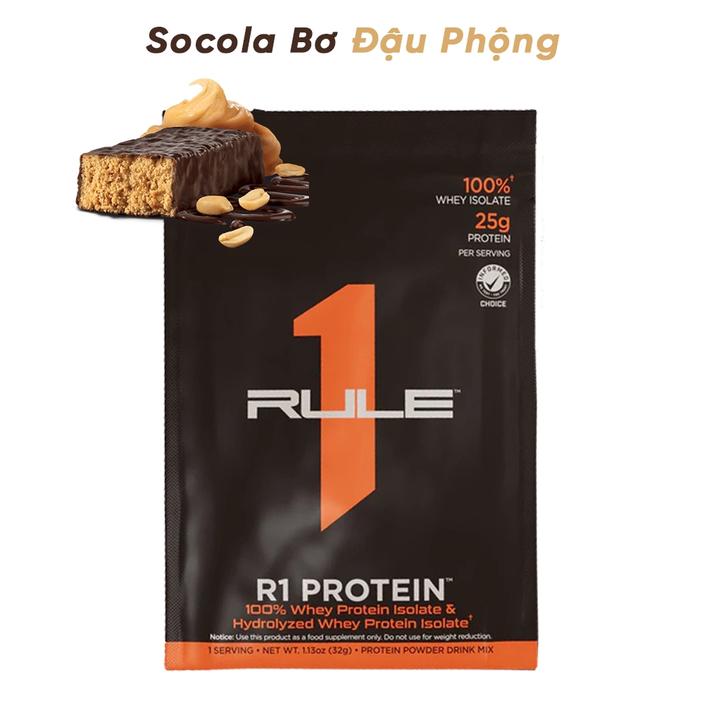 R1 Whey Protein Sample 32g (1 Lần Dùng)