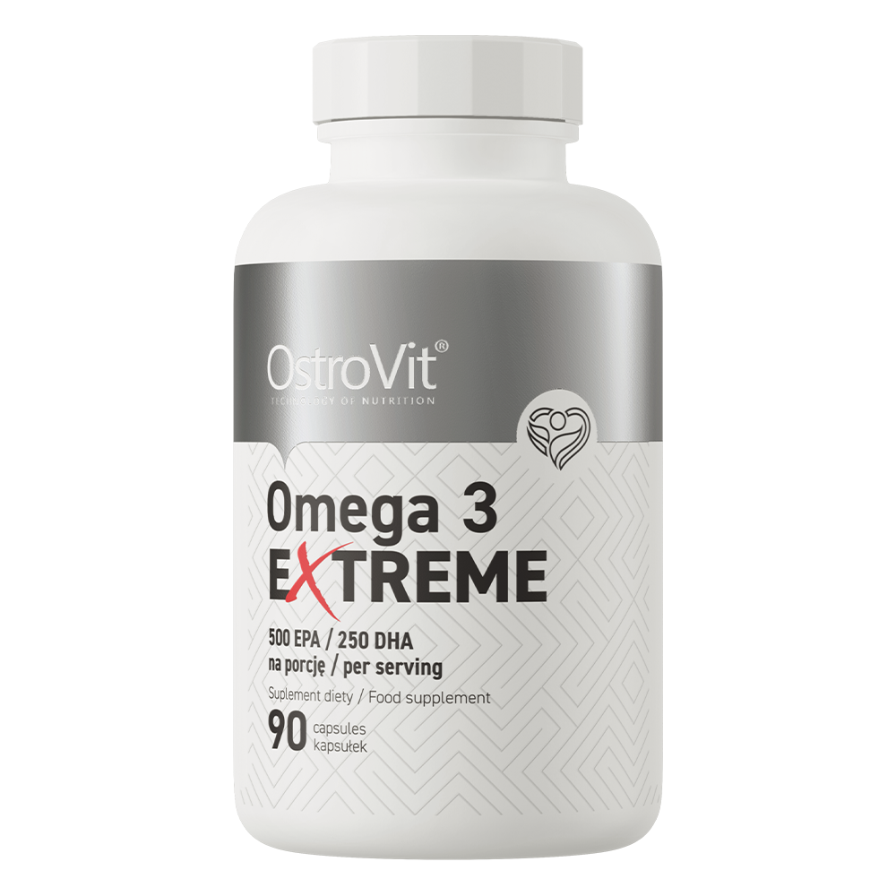 Dầu Cá Cô Đặc Hàm Lượng Cao Ostrovit Omega 3 Extreme (90 Viên & 180 Viên)