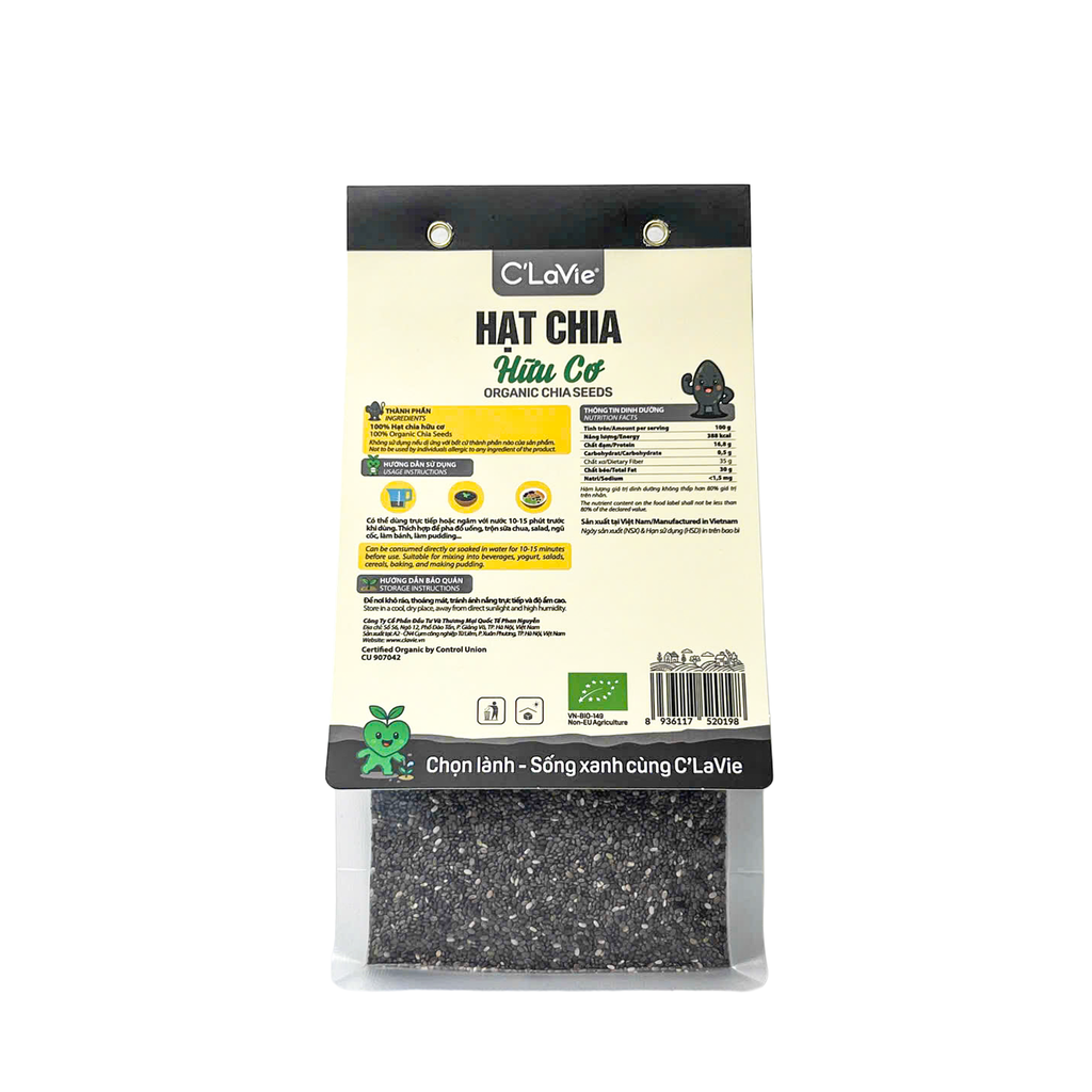 Hạt chia hữu cơ C'LaVie 200g