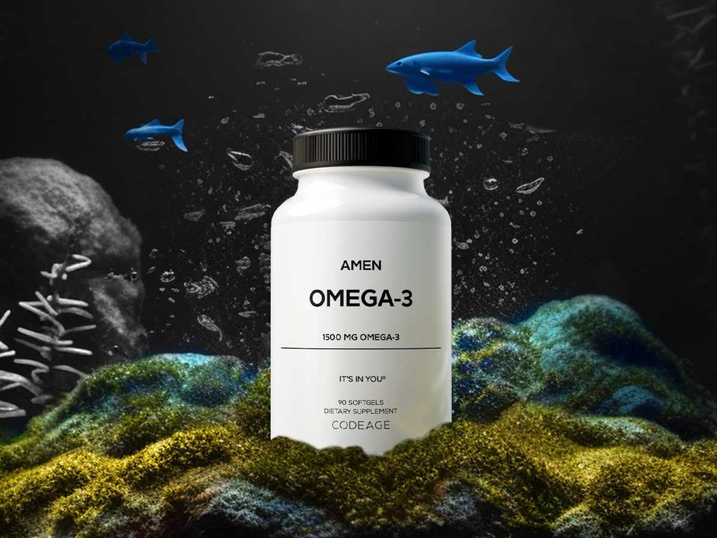 Viên uống dầu cá Codeage Amen Omega-3, 90 viên