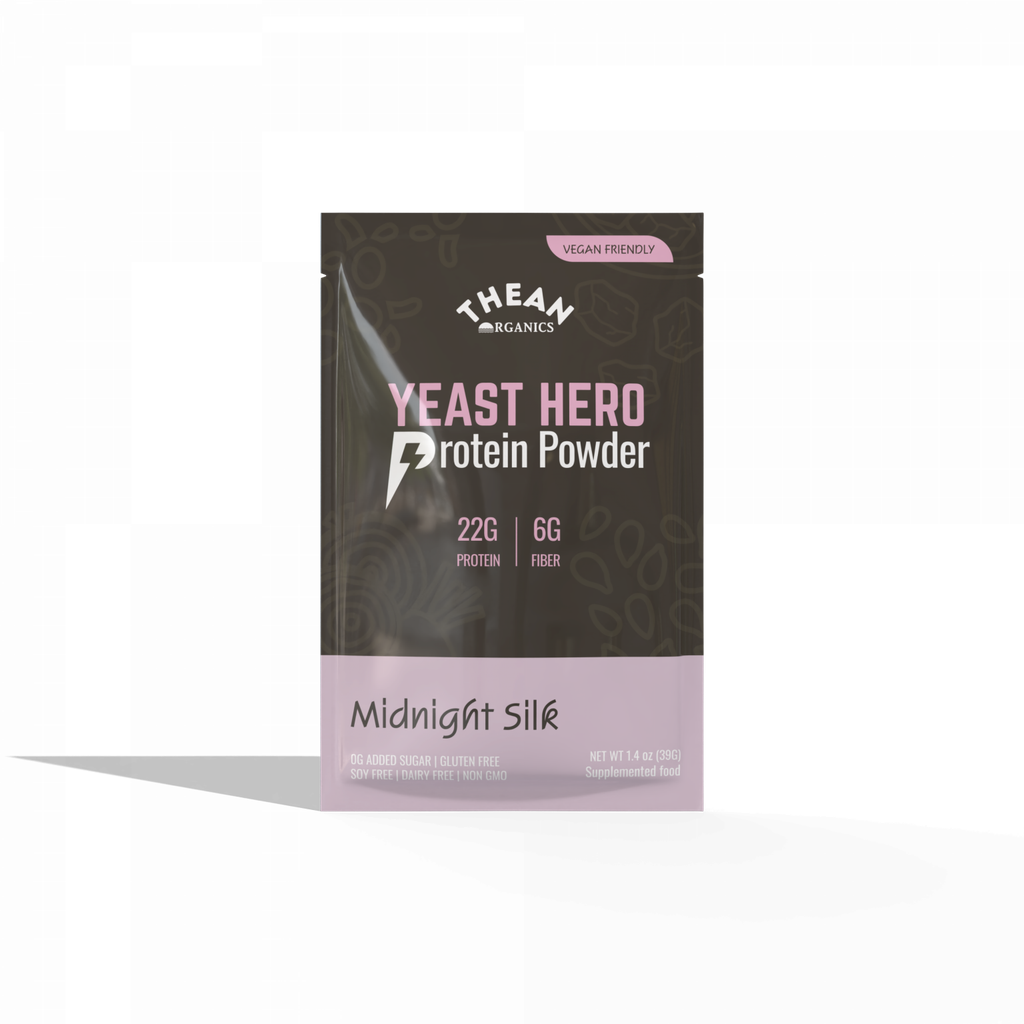 Bột Đạm Thuần Chay Yeast Hero Protein Powder Midnight Silk (20 Gói)
