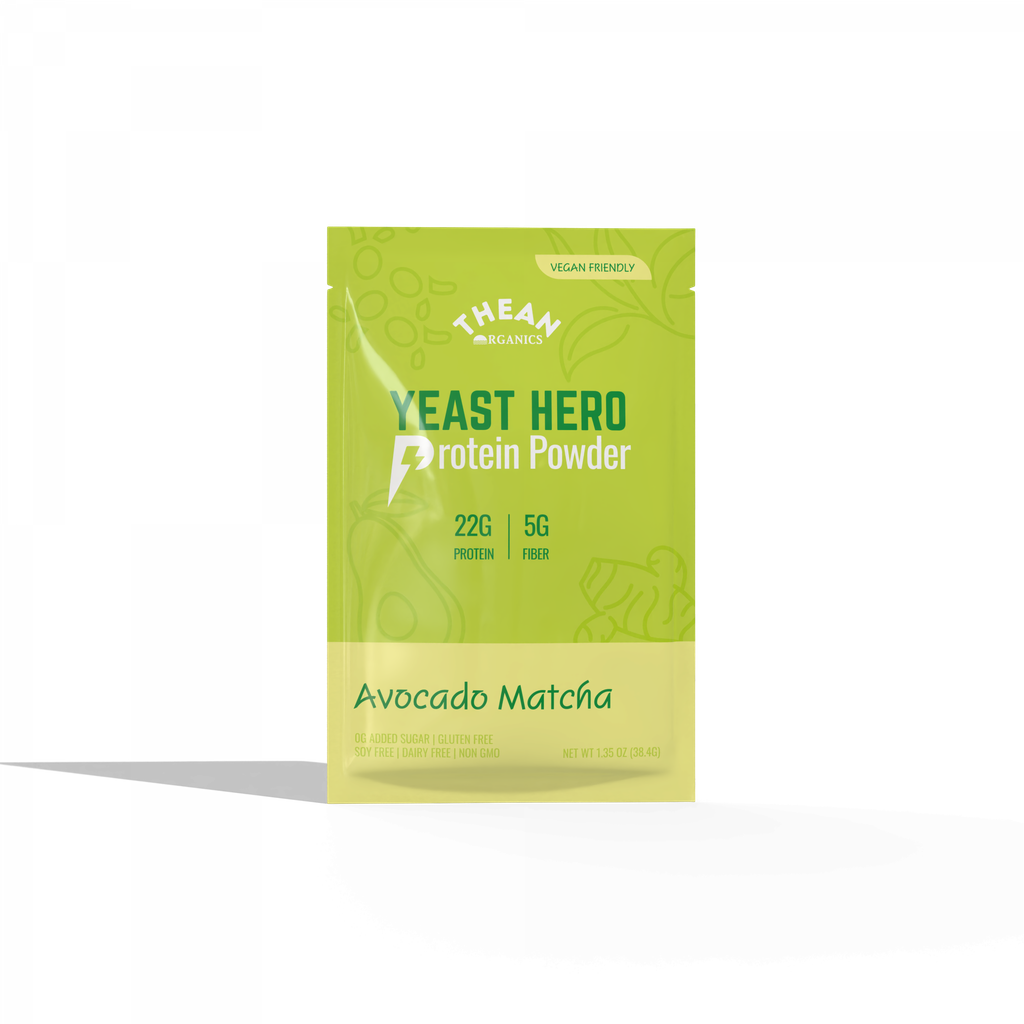 Yeast Hero Protein Powder Avocado Matcha, 20 gói