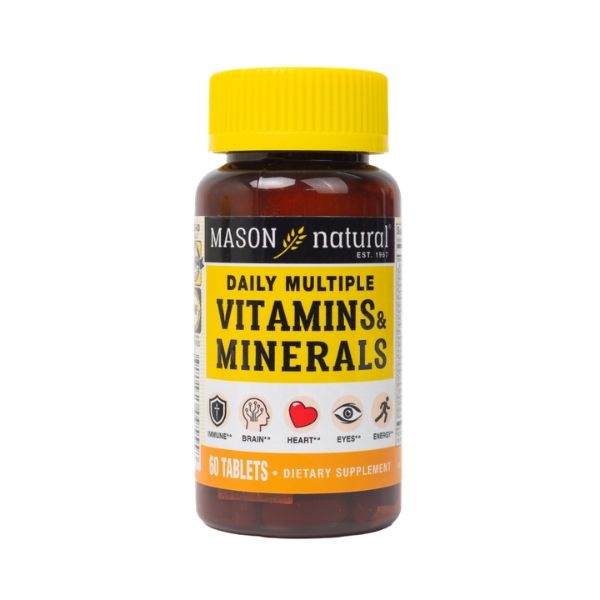 Viên uống vitamin tổng hợp Mỹ, Mason Daily Multiple Vitamins & Minerals, 60 viên