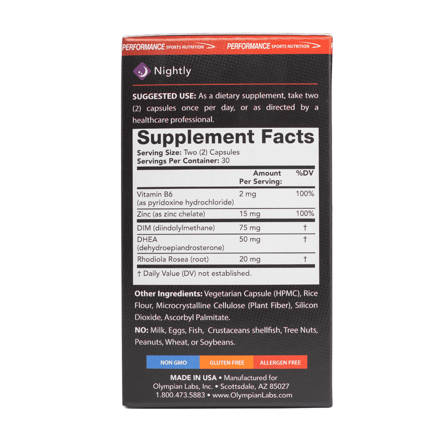 Viên uống Olympian Labs Testosterone Booster hỗ trợ tăng cường sinh lực nam giới (60 viên)