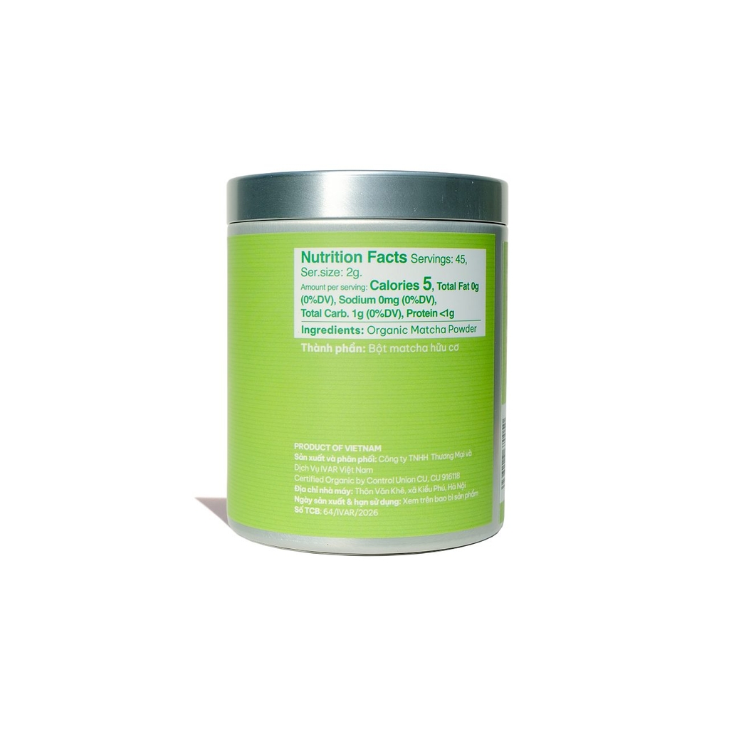 Bột Matcha hữu cơ 90g