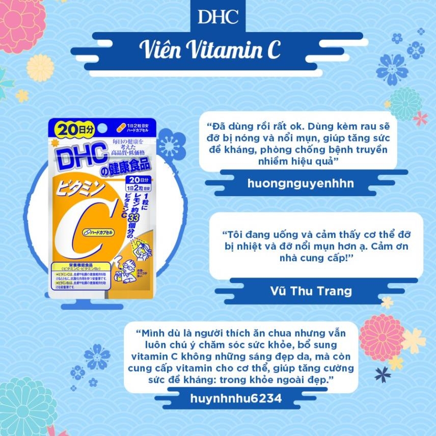 Viên uống DHC Bổ sung Vitamin C