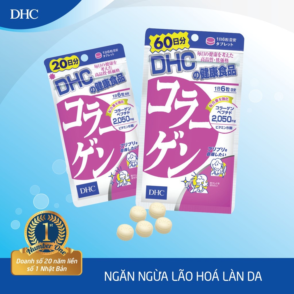 Viên uống làm đẹp da DHC Collagen