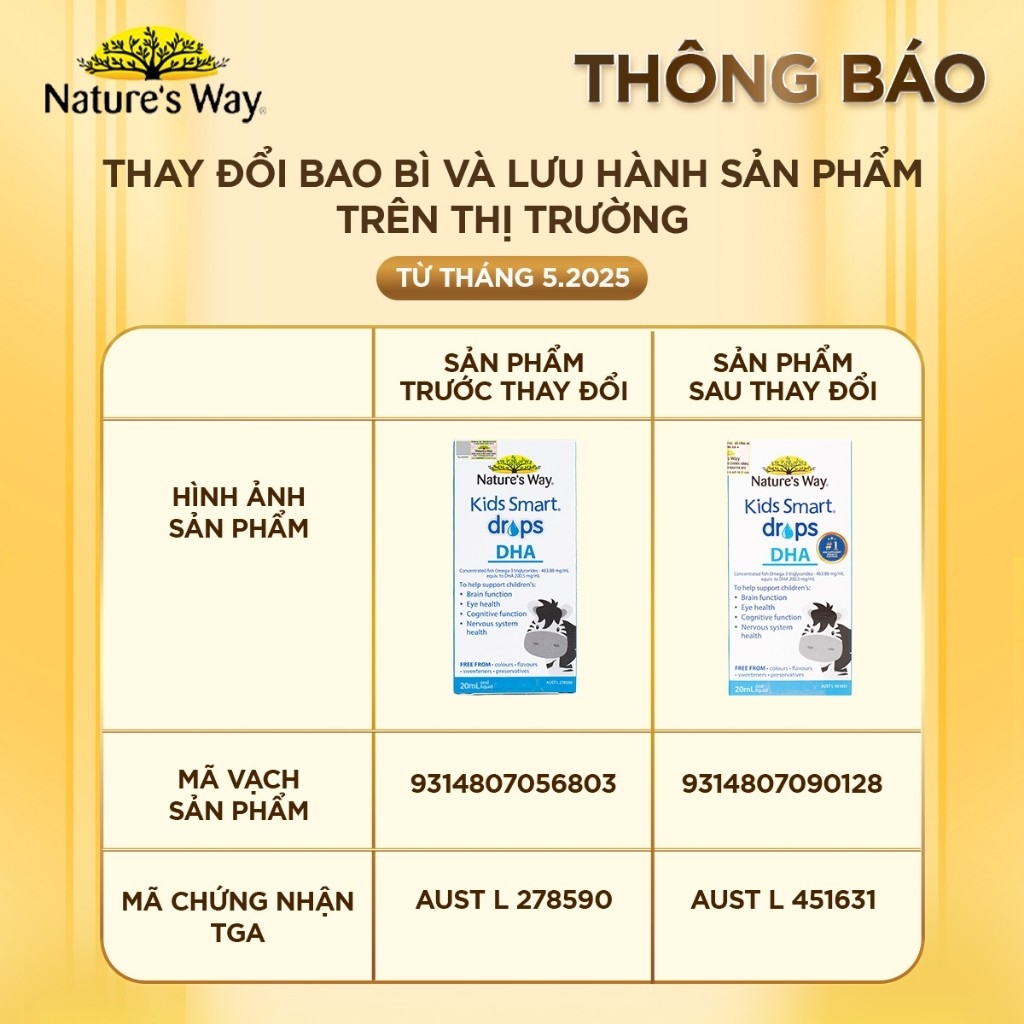 Nature's Way Kids Smart Drops DHA 20ml