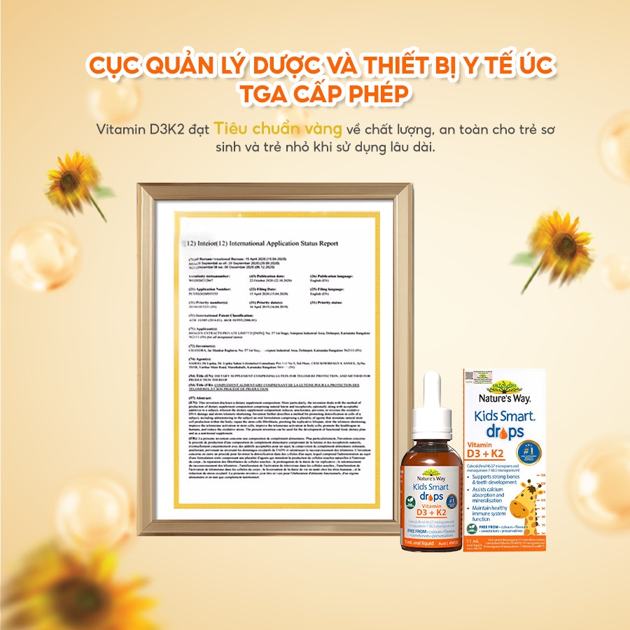 Nature's Way Vitamin D3 K2 Organic 11ml