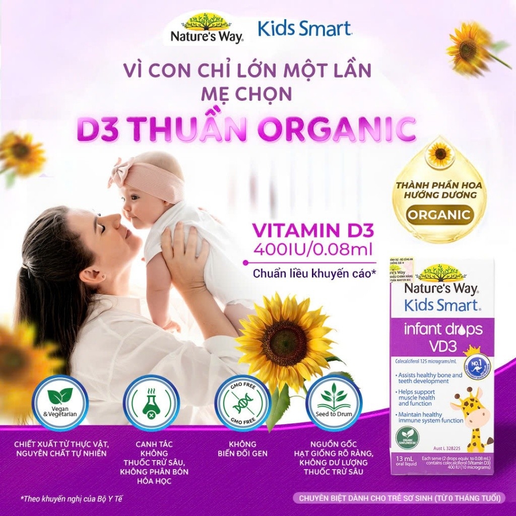 Nature’s Way Kids Smart Infant Drops VD3
