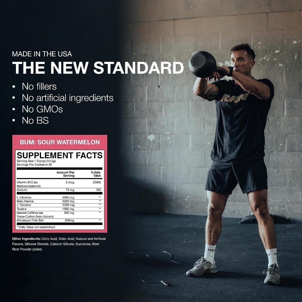 RAW CBUM Essential Pre Workout (30 Lần Dùng)