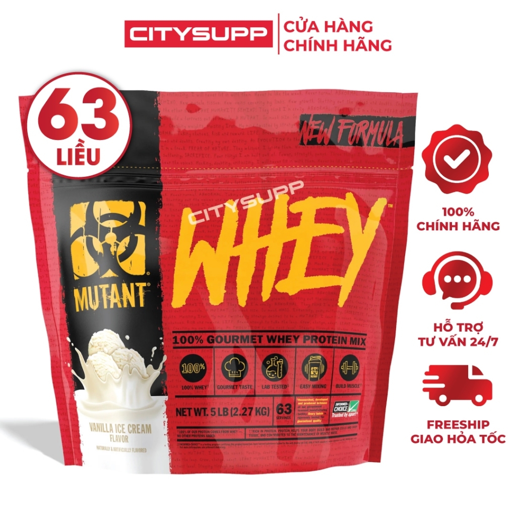 Thực phẩm bổ sung Mutant Whey 2.27KG