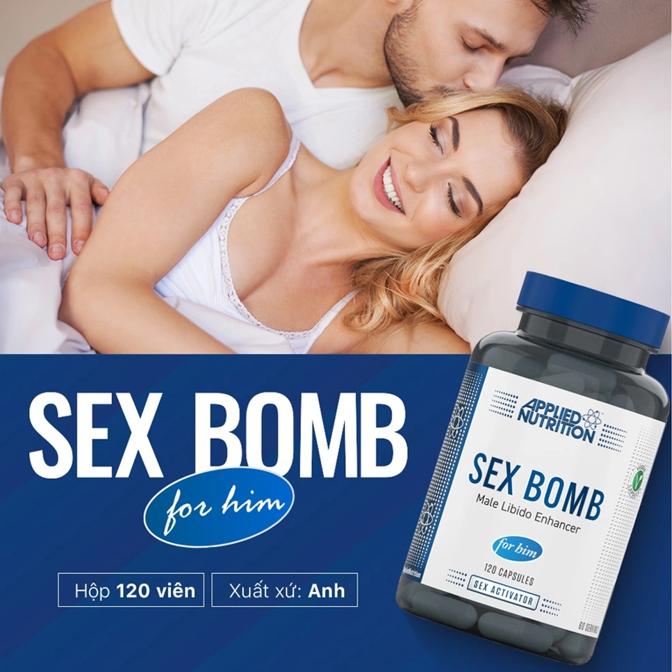 Viên Hỗ Trợ Sinh Lý Nam Applied Nutrition Sex Bomb (120 viên)