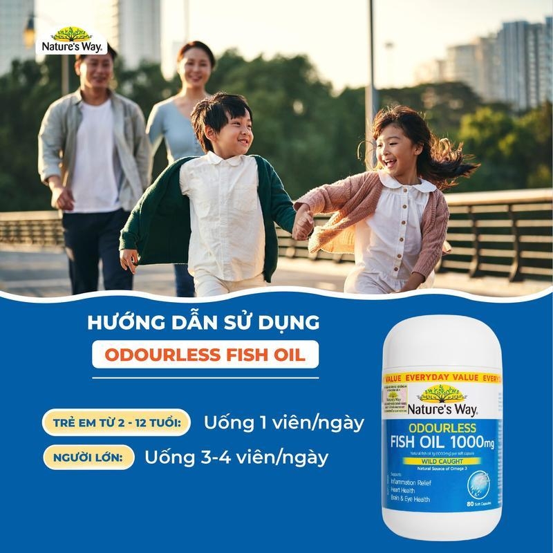 Nature’s Way Odourless Fish Oil 1000mg