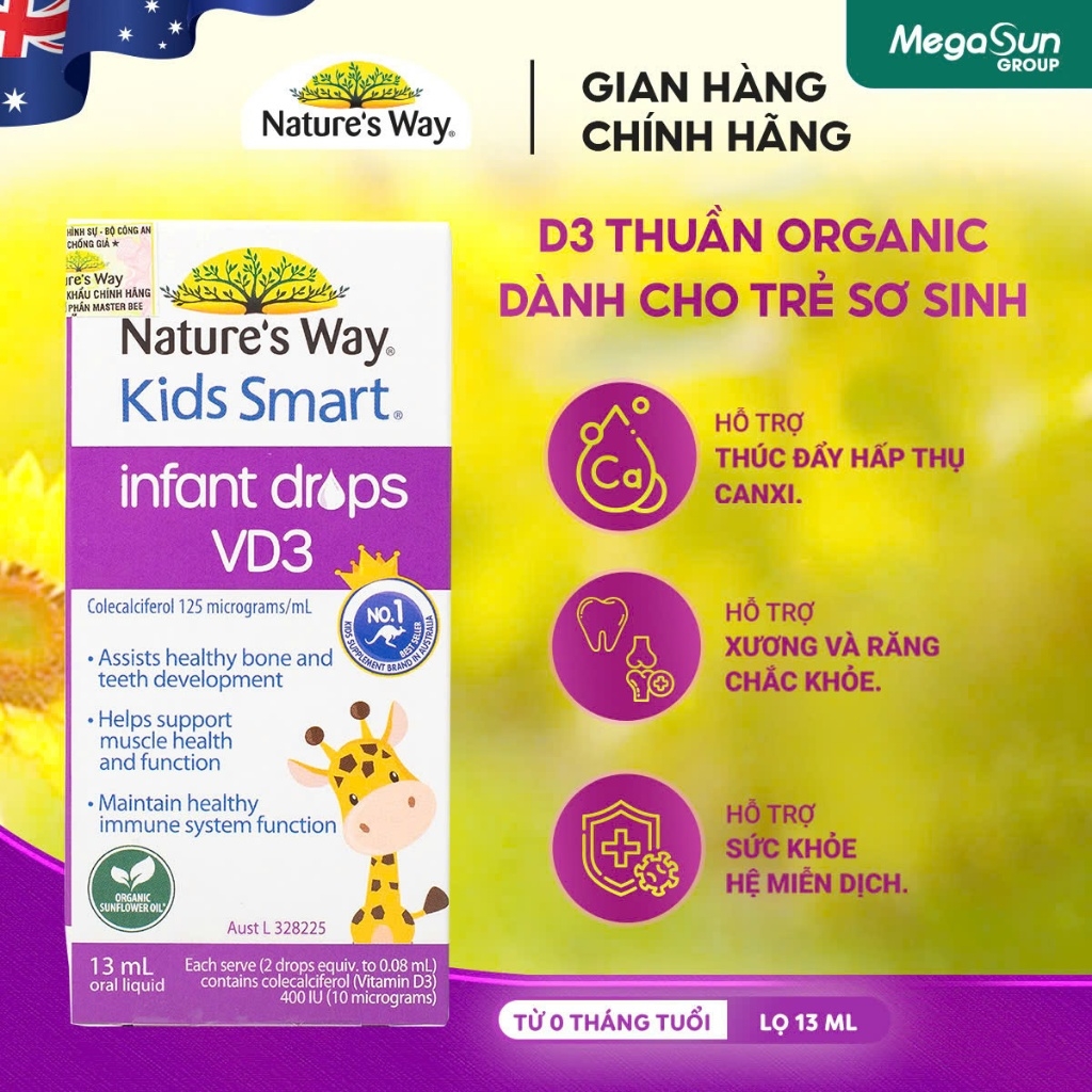 Nature’s Way Kids Smart Infant Drops VD3