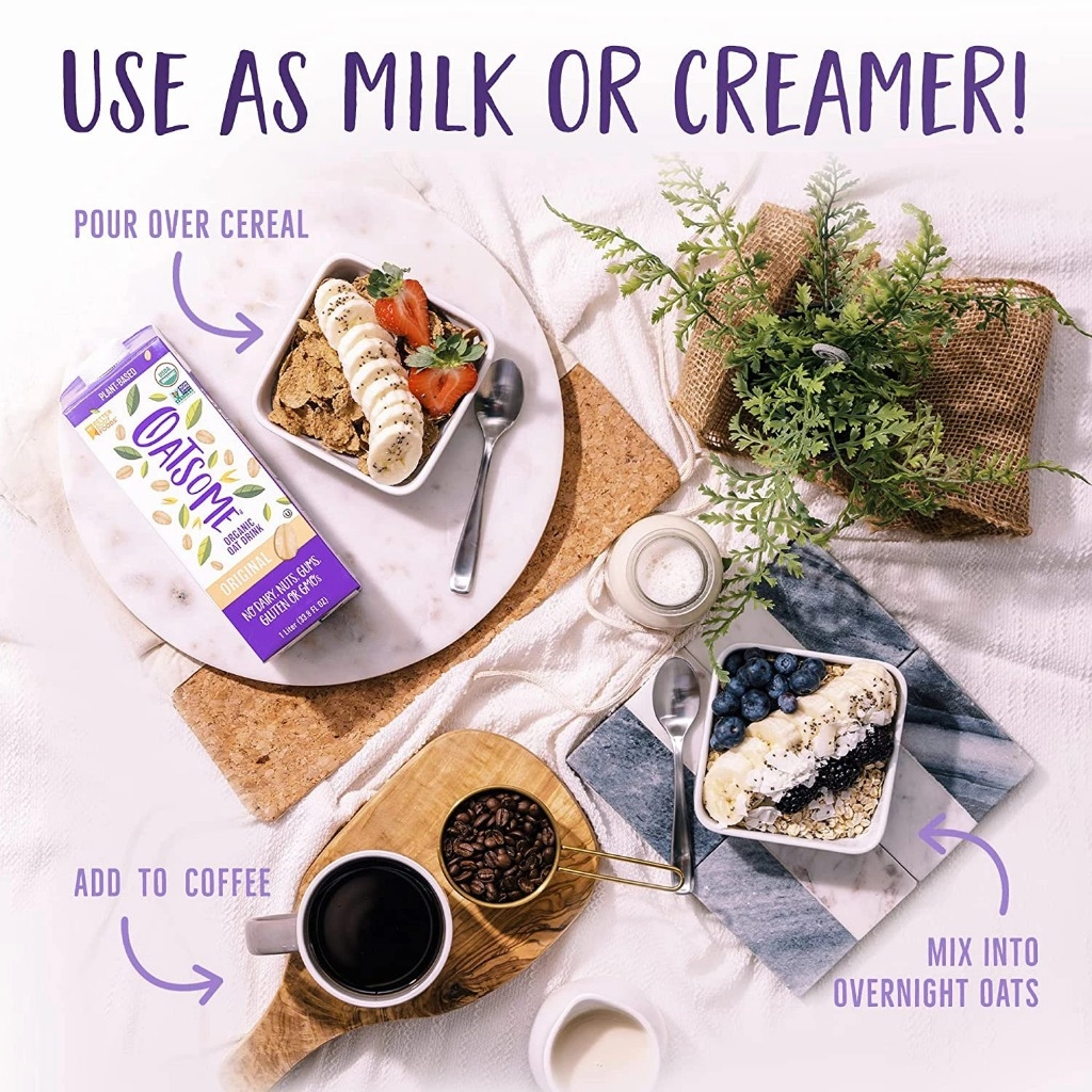 Sữa yến mạch hữu cơ Oatsome 1 lít