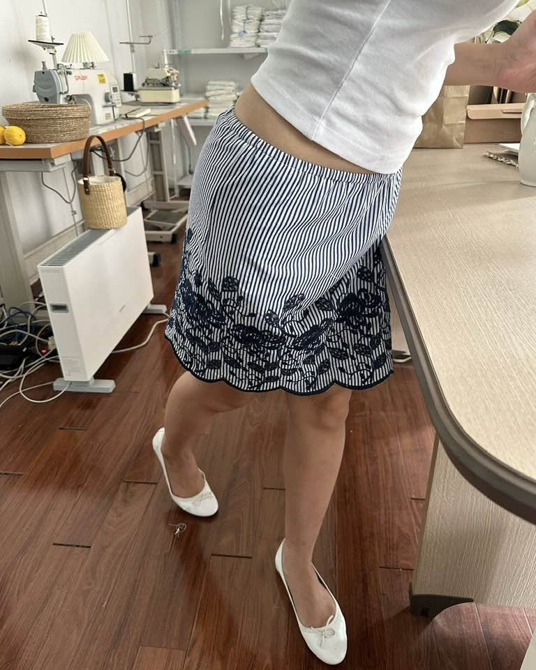 The Monopoli Skirt | Stripe