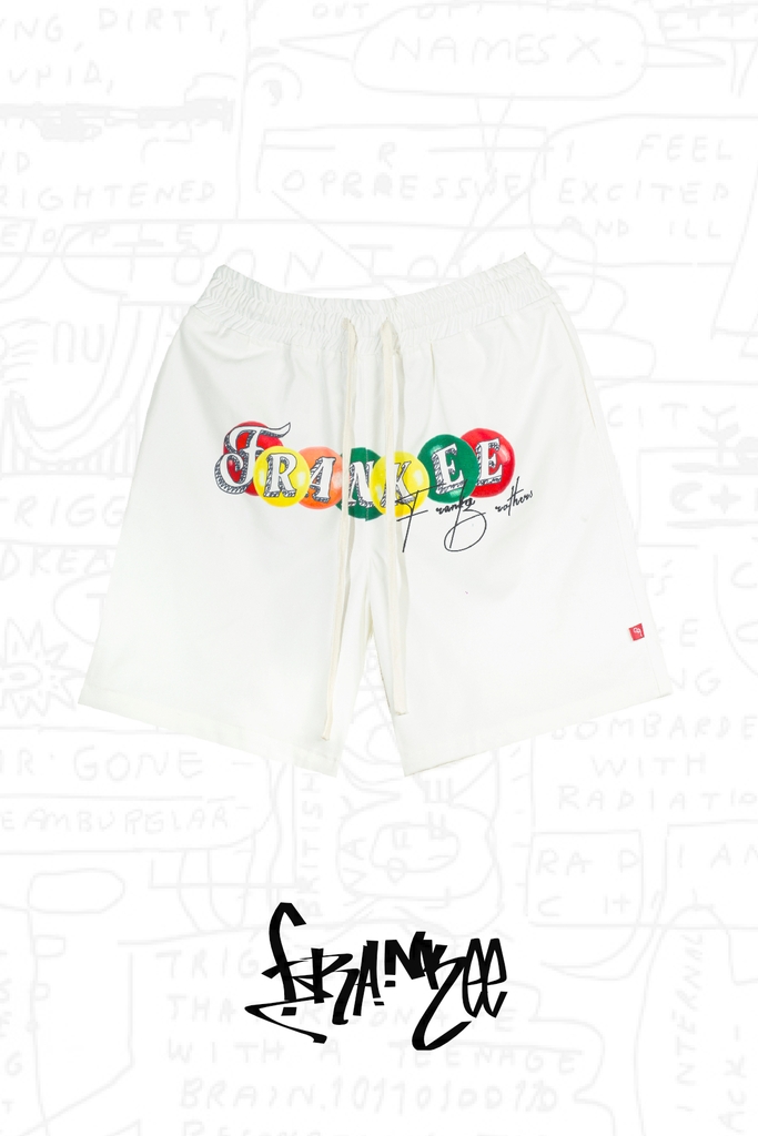 M&M Candy Shorts | White