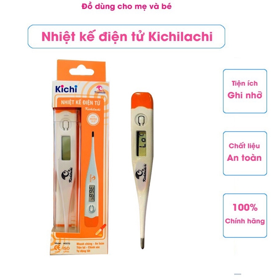 SẢN PHẨM NHIỆT KẾ ĐIỆN TỬ KICHILACHI CHÍNH HÃNG AN TOÀN CHO BÉ